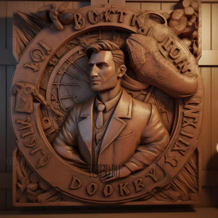 Booker DeWitt BioShock Infinite 3 stl model for CNC